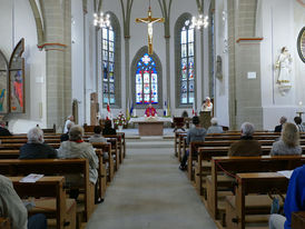 Bonifatiusandacht mit Weihbischof Prof. Dr. Karlheinz Diez in St. Crescentius (Foto: Karl-Franz Thiede)